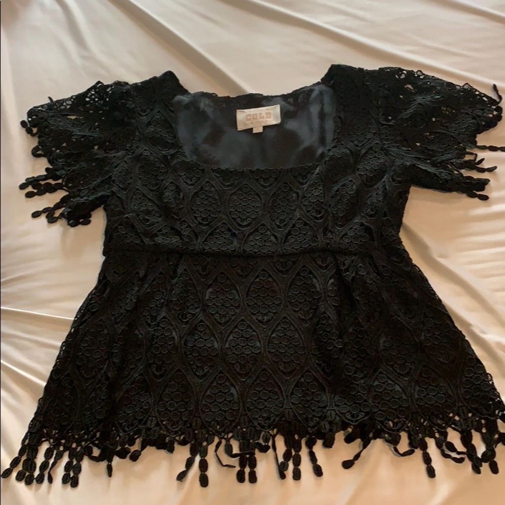 Stone Cold Fox crochet top